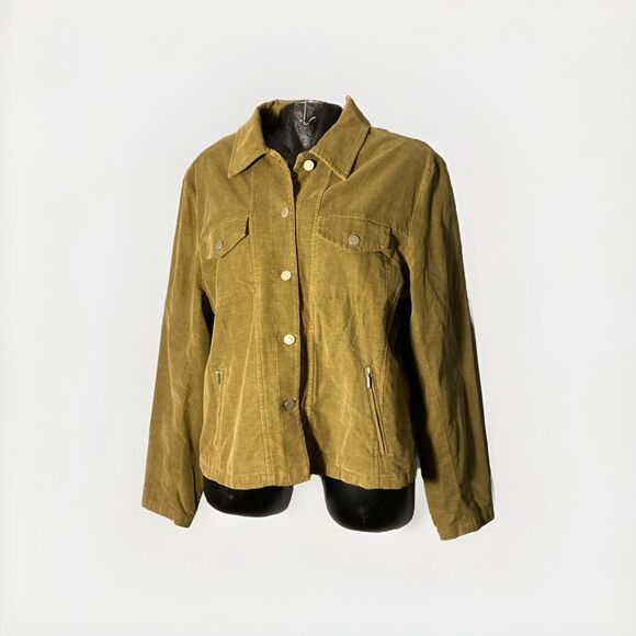 Talbots Women's Jacket Size Medium Green‎ - Picture 1 of 5
